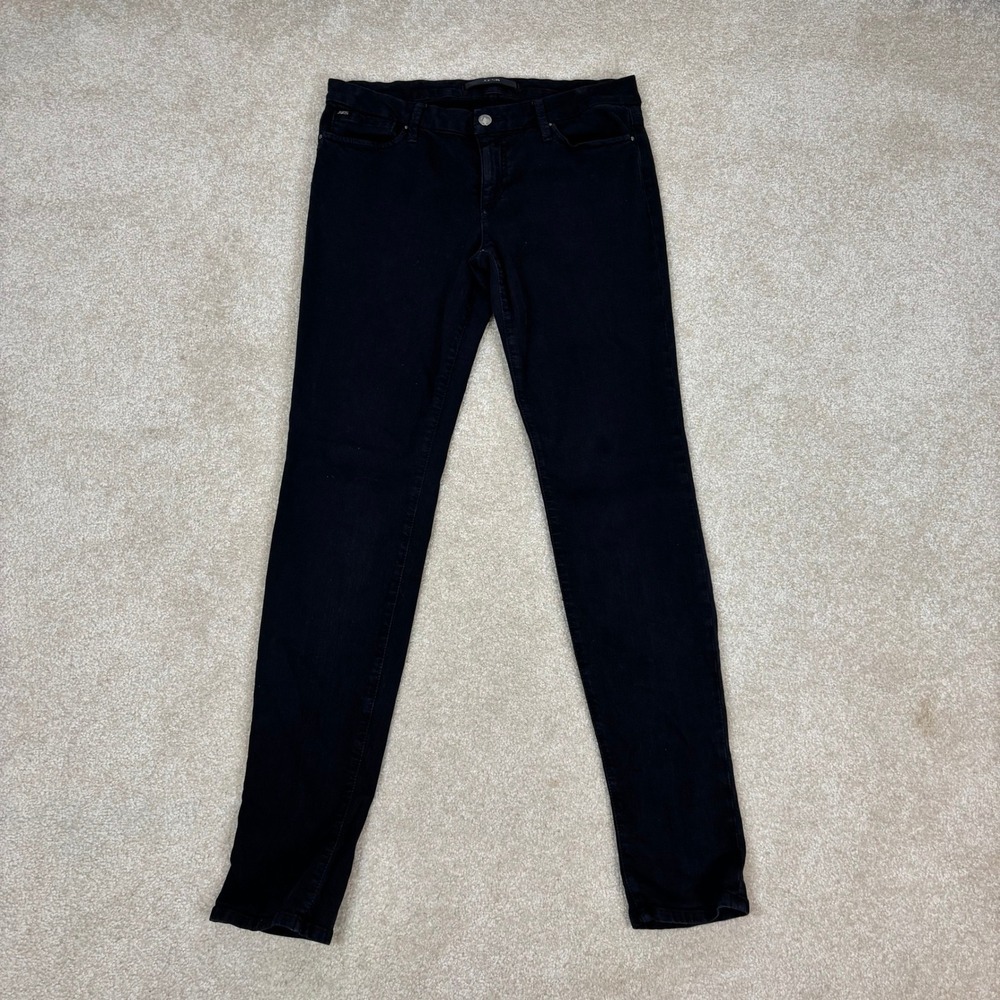 Vtg Joes Jeans The Chelsea Skinny Jeans Black Mid Rise Denim W29 Made in USA